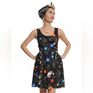 Retrolicious Cosmic Print Women's Dress